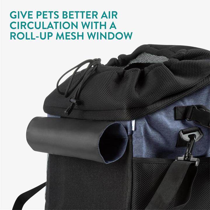 Image du produit Navaris Velokorb und Tragetasche für Hunde und Katzen bis 11,5 kg (Chat, Chien, Respirant)