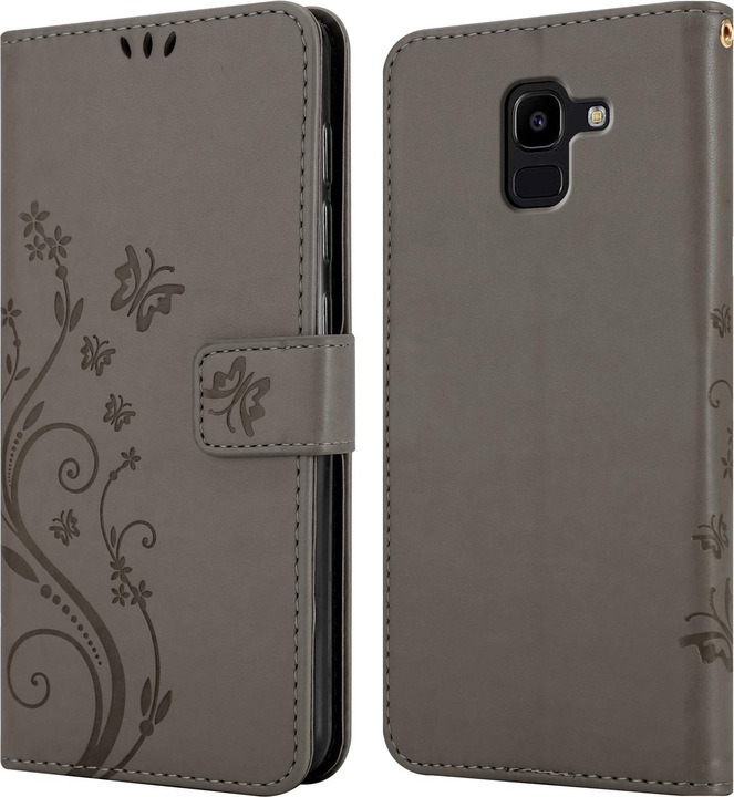 Produktbild Cadorabo Flower Book Cover (Samsung Galaxy J6 (2018))