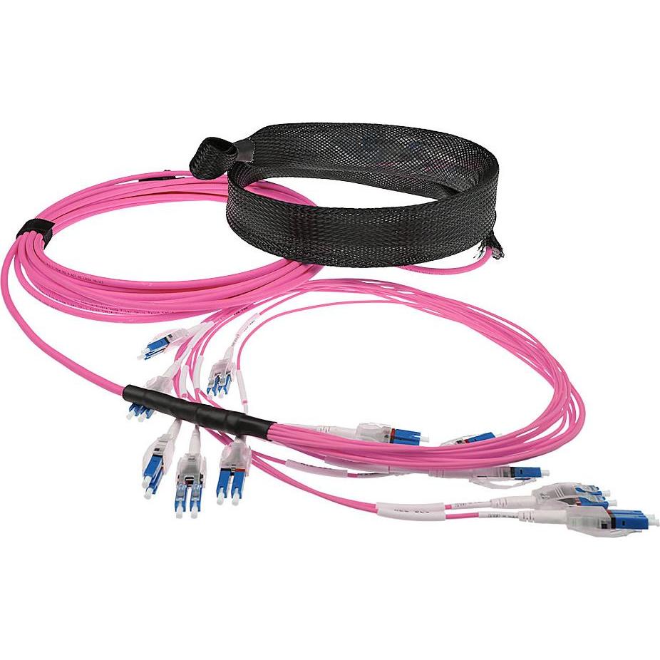 Thumbnail - ACT 10 meter Multimode 50/125 OM4 Preterm fiber cable 24F LC Polarity Twist (10 m), Netzwerkkabel