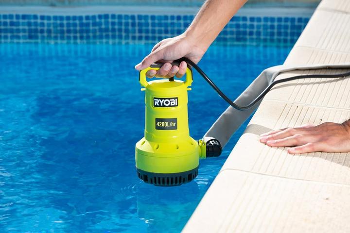Actual product image Ryobi 18V vandens siurblys (Sewage pump)