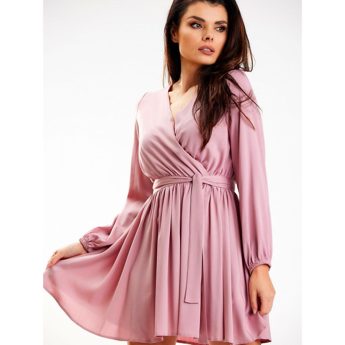 Awama, Damen, Kleider, Alltagskleid, Rosa, (S)