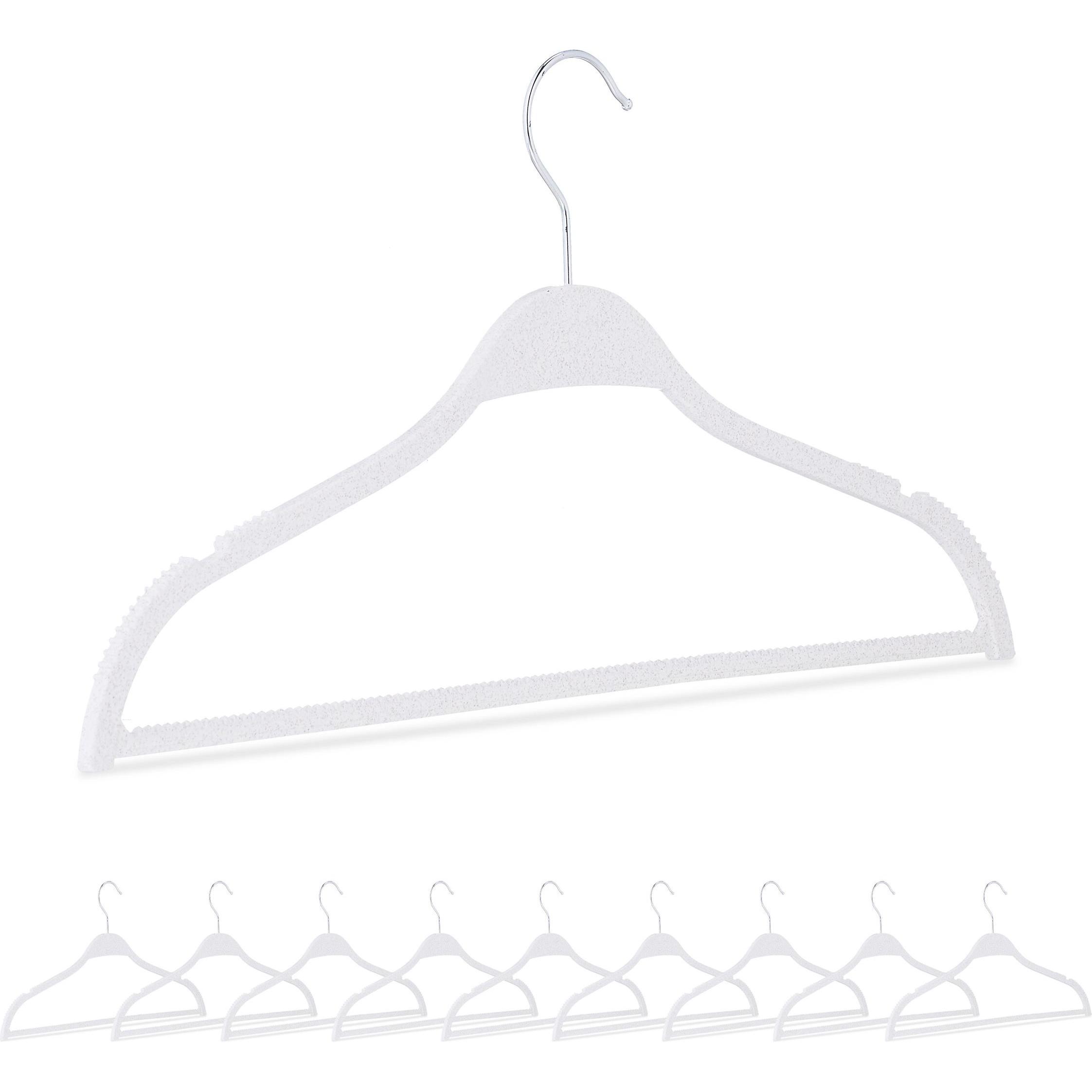 Relaxdays, Kleiderbügel, 10x Kleiderbügel (10 x)
