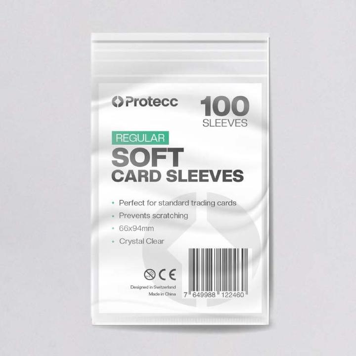 Actual product image Protecc Regular Soft Card Sleeves (Penny Sleeves)
