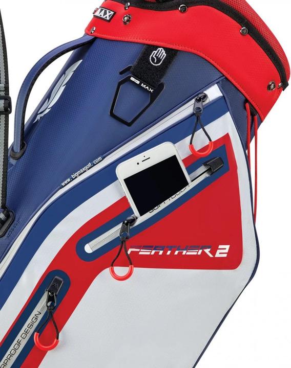 Produktbild Big Max Dri Lite Feather 2 Standbag Rot/Blau/Weiss