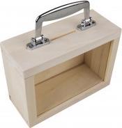 Actual product image Rayher Wooden case with window, FSC MixCred, natural