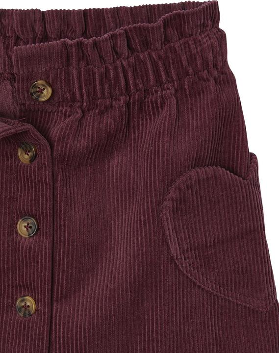 Actual product image Vertbaudet Mädchen Cordrock mit Herztaschen (122)