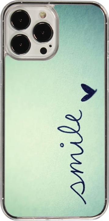 Actual product image PhoneLook Sleeve transparent Smile (Apple iPhone 13 Pro Max)