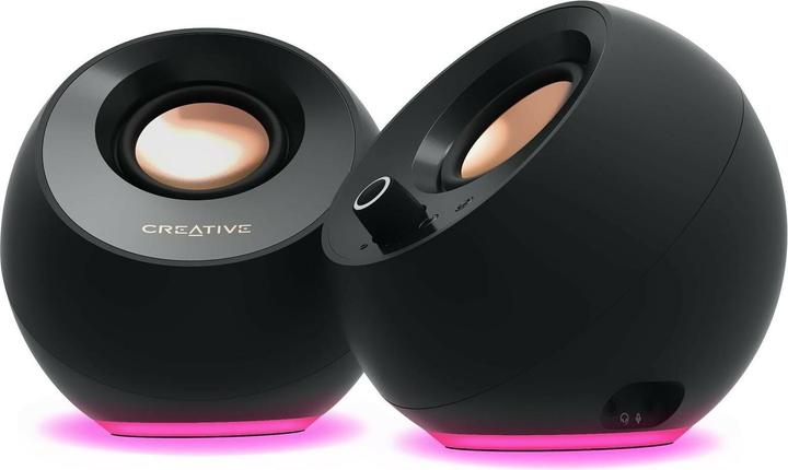 Actual product image Creative Pebble Pro 2.0 BK USB C/BT/RGB