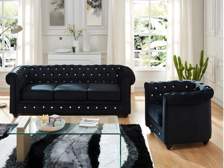 Produktbild Vente-unique Chesterfield (3-Sitzer)