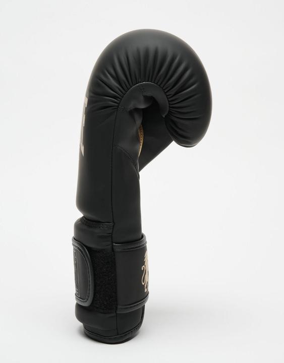 Actual product image Leone Boxing Glove Black Edition GN059D Gold (10 OZ, One size)