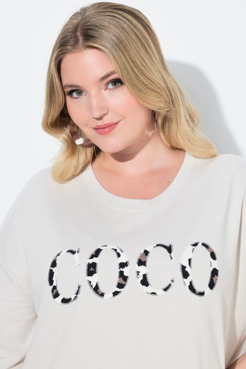 Image du produit Miamoda T-shirt oversize, application COCO léopard (50, 52)