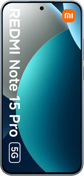 Actual product image Xiaomi Redmi Note 15 Pro (256 GB, Blue, Glacier Blue, Light blue, 6.83", Dual SIM, 5G)