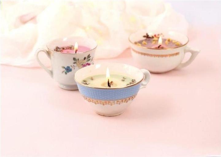 Image du produit Creative DIY Set Vintage Blumenkerzen