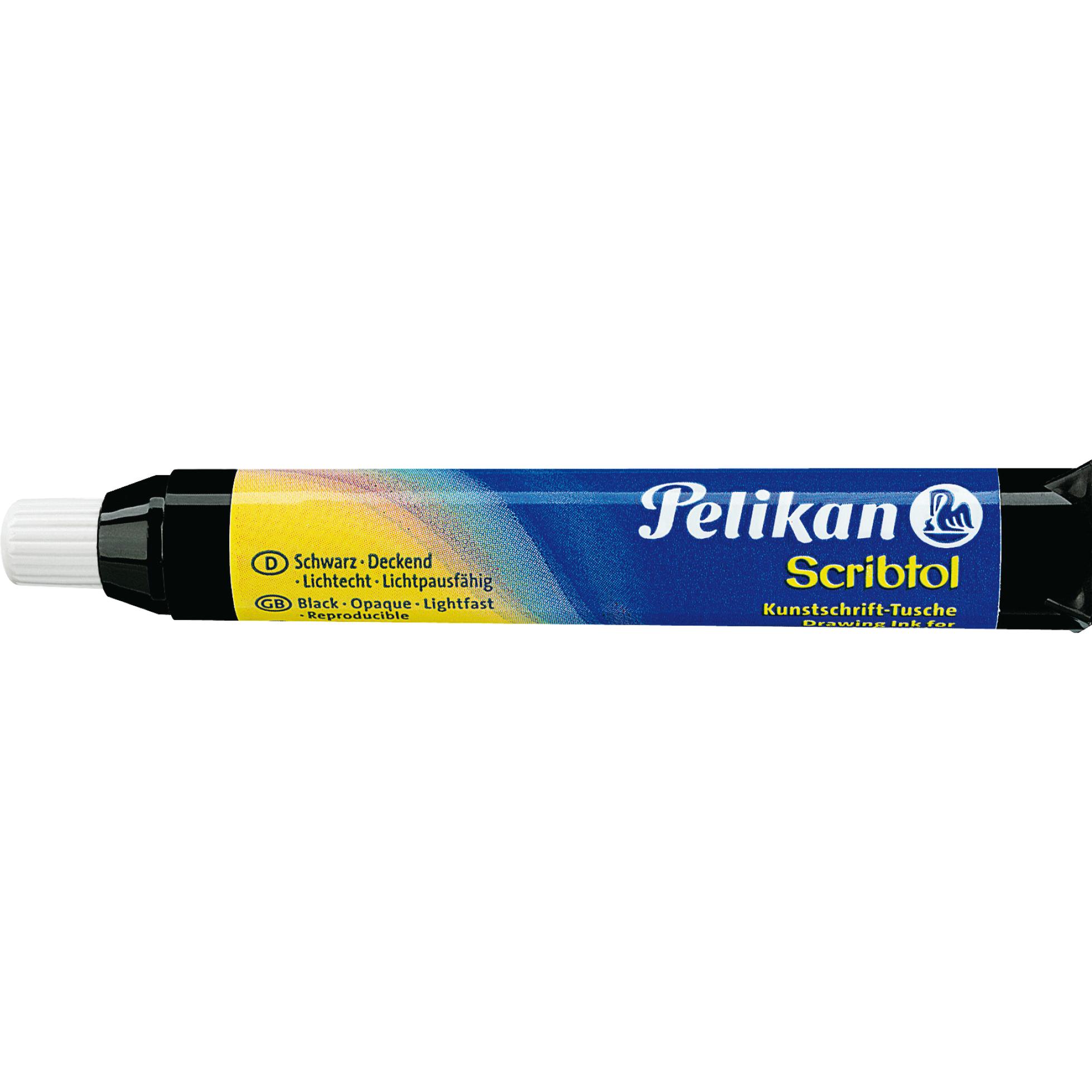Pelikan, Ersatzpatrone, Tusche Scribtol (Tintenfass, Schwarz)
