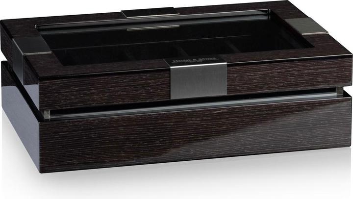 Heisse & Söhne Uhrenbox Executive 10 Quercus/Schwarz