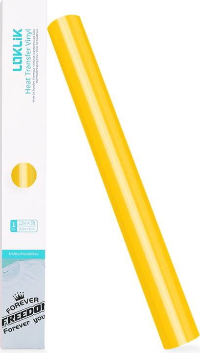 Actual product image Loklik Heat Transfer Vinyl Basic - Yellow