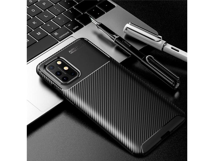 Produktbild Screenguard OnePlus 8T Hülle Carbon Design TPU Case (OnePlus 8T)