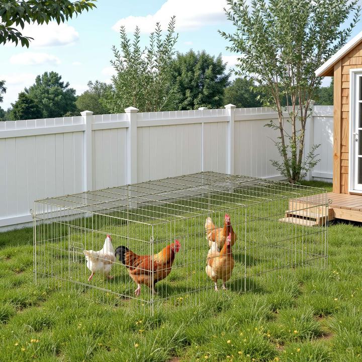 Actual product image Wiltec Outdoor enclosure cover 183x122x60cm small animal enclosure run outdoor enclosure
