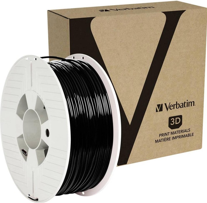 Produktbild Verbatim Schwarz, RAL 9017 (PETG, 2.85 mm, 1000 g, Schwarz)