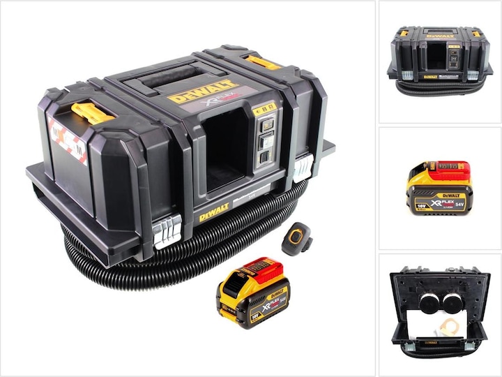 Actual product image DeWalt DCV 586 MN Aspirateur eau et poussière sans fil 11L 54 V sans balai + 1x battery FlexVolt (Wet dry vacuum cleaner)