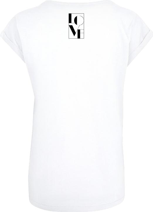 Produktbild Merchcode Ladies Love Extended Shoulder Tee - 113381 (4XL)