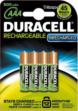 Immagine prodotto Duracell Ricarica Ultra (4 pz., AAA, 900 mAh)