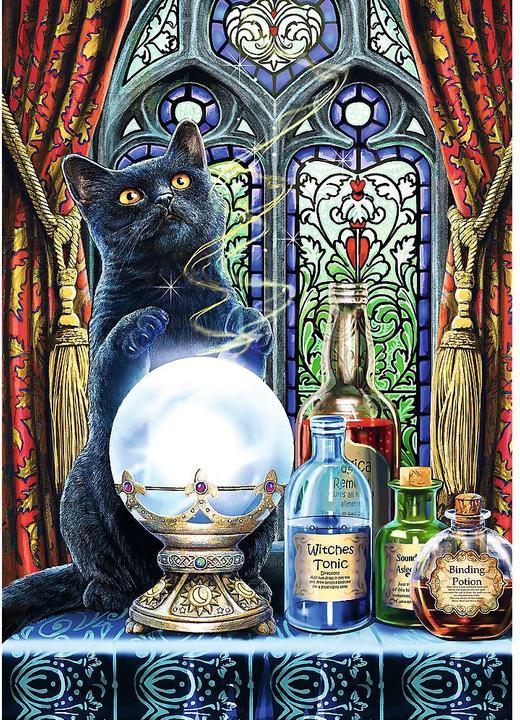 Actual product image Trefl Puzzle Premium Plus 1000 - Magic Collection: The Witch's Apprentice (1000 pieces)