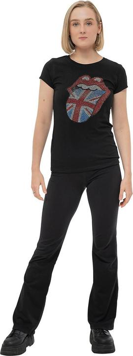 Immagine prodotto The Rolling Stones Maglietta classica in cotone impreziosita da donna/donna (S)