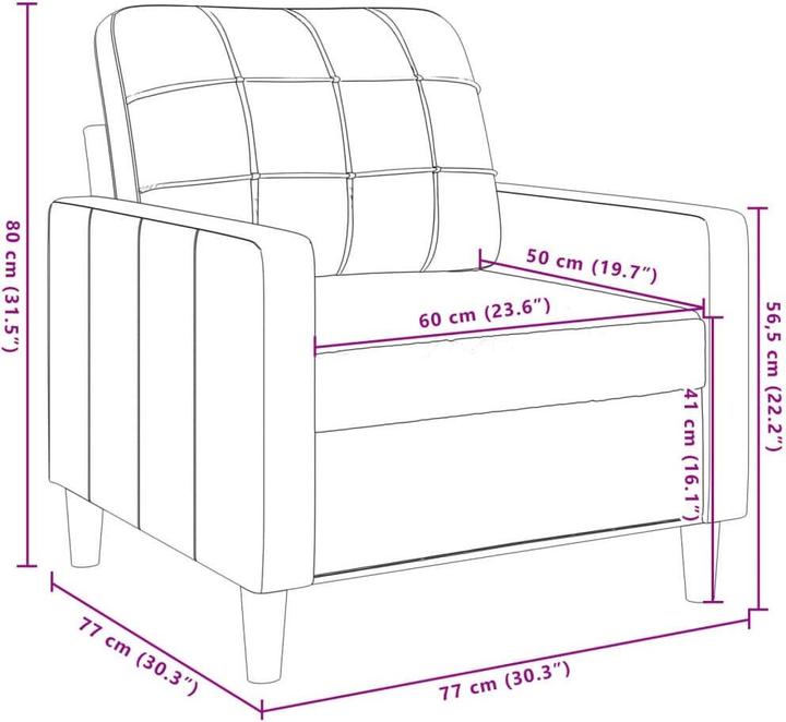 Produktbild vidaXL Sofagarnitur (Polstergruppe)