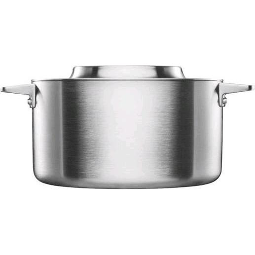 Thumbnail - Fiskars Topf Norden Stahltopf 5L, Pfanne + Kochtopf, Silber