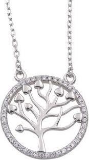 Immagine prodotto Passion Collana In Argento Rodiato - Zirconi - Albero - Cuore (MAT BIJOU, Materiale esatto)