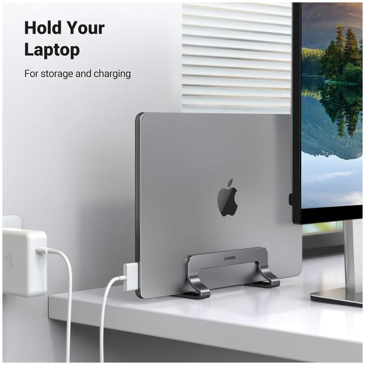 Produktbild Ugreen 45622 Stand Vertical Laptop Holder Gray
