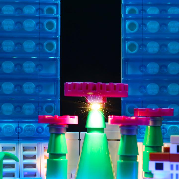 Produktbild BrickBling LED Licht Set für LEGO Skyline Series Singapur (21057)