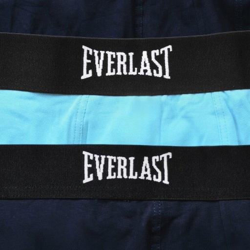 Immagine prodotto Everlast Herren Boxershorts 2er-Pack Blau/Marineblau (M, Confezione da 2)
