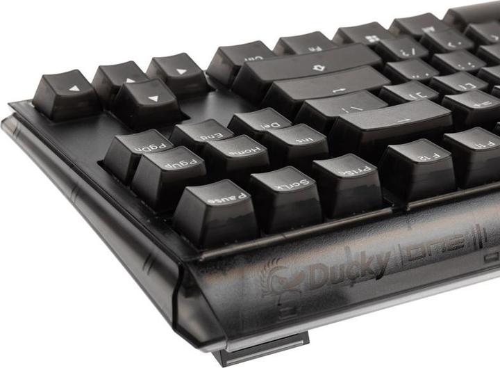 Actual product image Ducky One 3 Aura Black TKL Gaming Keyboard, RGB LED - MX-Speed-Silver (US) (US, Cable)