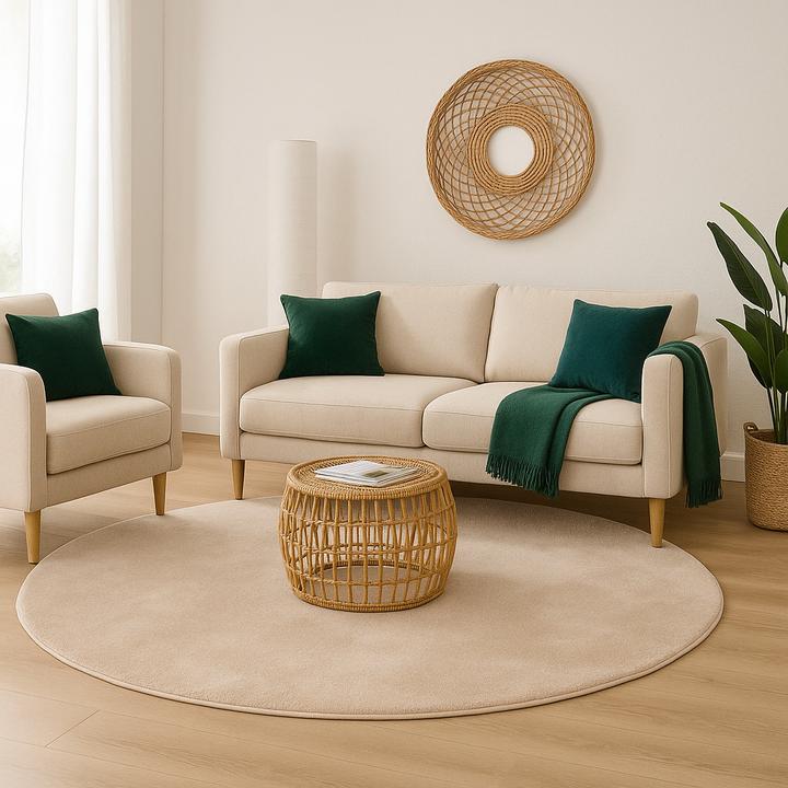 Immagine prodotto Snapstyle Hochflor Velours Teppich Mona (200x200 cm)