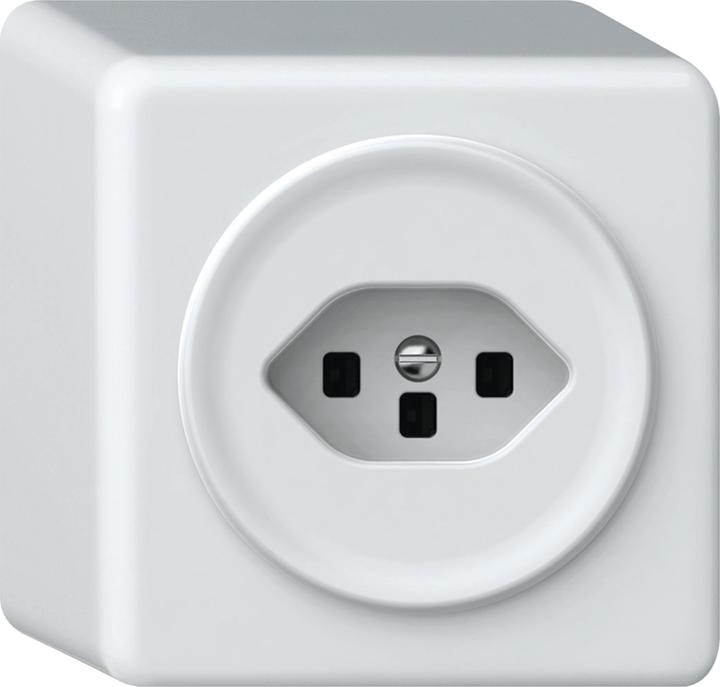 Produktbild Steffen ORIGIN AP-Steckdose 1xT23 (16A/250V) ws