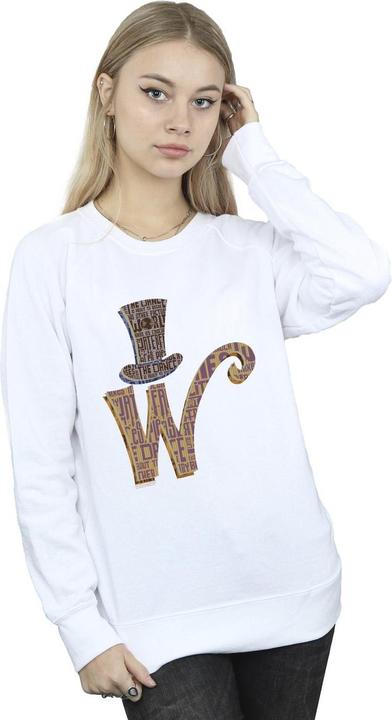 Immagine prodotto Willy Wonka & the Chocolate Factory W Logo Hat Felpa Donna (XL)