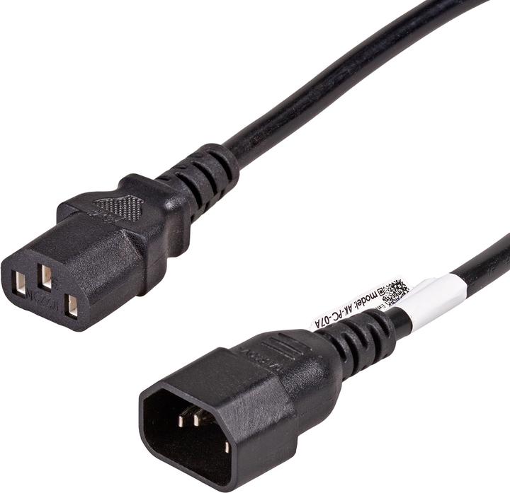 Actual product image Akyga AK-PC-07A power cable C13 coupler C14 coupler (3 m)