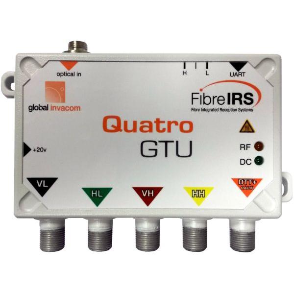 Invacom Quattro-Konverter (SAT optisch), LNB, Weiss