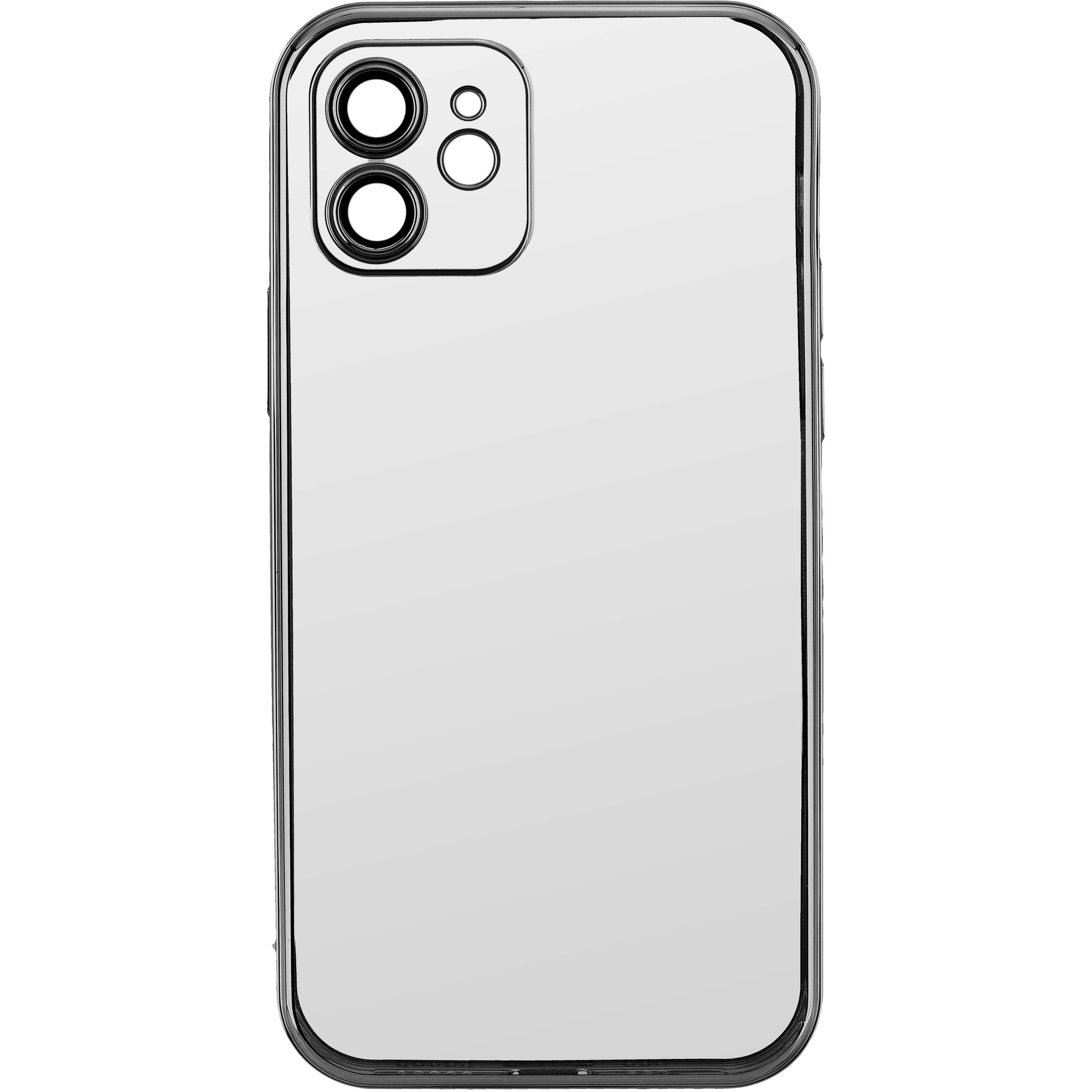Peter Jäckel CAMERA PROTECT COVER Dark Grey Chrome für Apple iPhone 15 (Apple iPhone 15), Smartphone Hülle, Grau