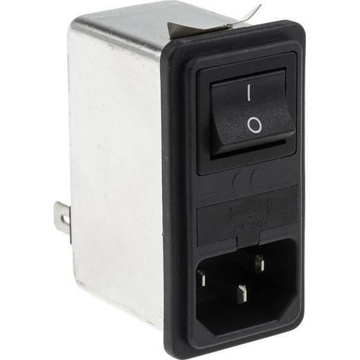 Rs Pro IEC Filter RIQ0642H2 (Widerstand), Passive Bauelemente, Schwarz