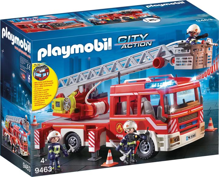 Playmobil Feuerwehr-Leiterfahrzeug (9463, Playmobil City Action)