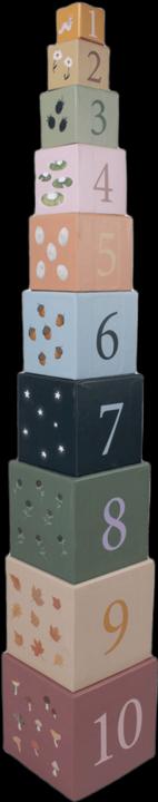 Actual product image Filibabba Stacking blocks - Nordic animals (FI-02177)
