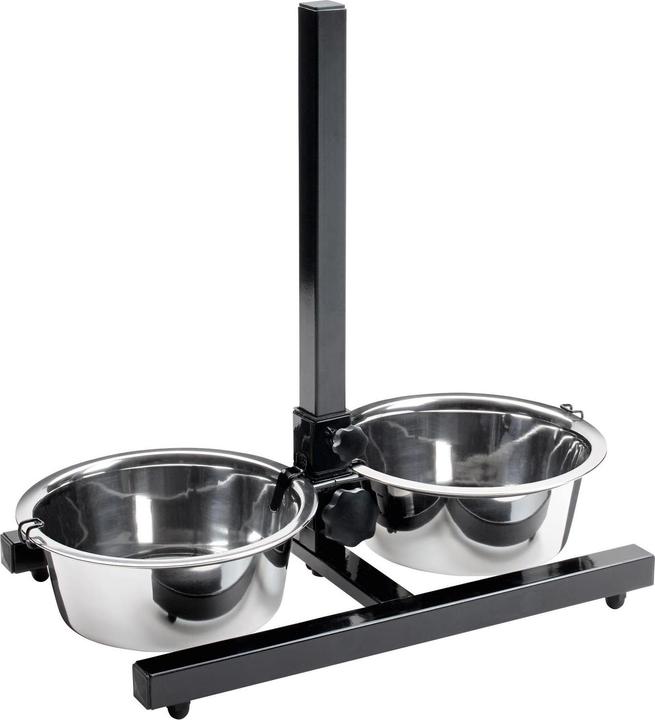 Actual product image Hunter Basic dog bar with 2 stainless steel bowls (1.80 l)