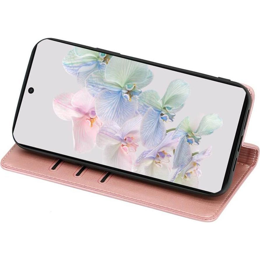 Thumbnail - Cover-Discount Google Pixel 7a - Stand Flip Case Hülle rosa (Google Pixel 7a), Smartphone Hülle, Rosa