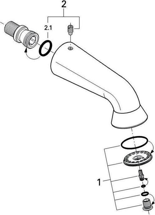 Produktbild Grohe Sportkopfbrause RELEXA PLUS 60 (1 Strahlarten, 7 l/min)