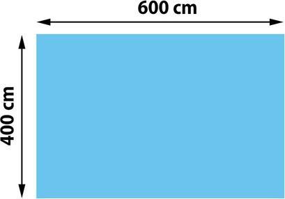 Produktbild Swisshandel24 Pool-Abdeckung Wärmeplane Abdeckplane Solarplane Solarabdeckung, Stärke: 200 µm - rechteckig 6x4m bl
