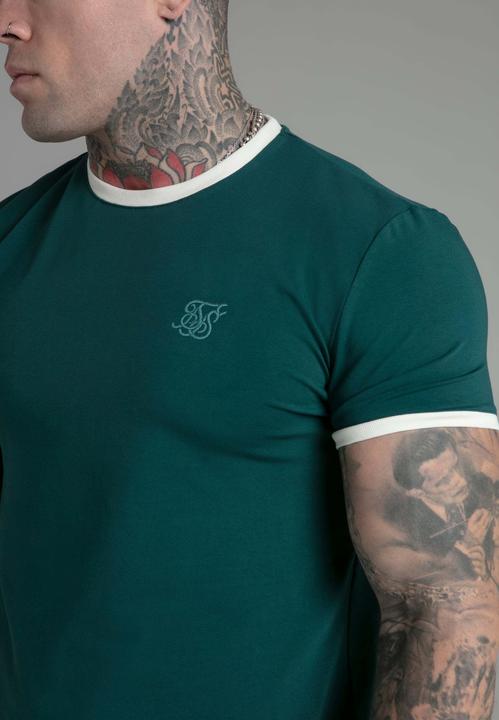 Immagine prodotto Siksilk Maglietta Ringer in verde (M)