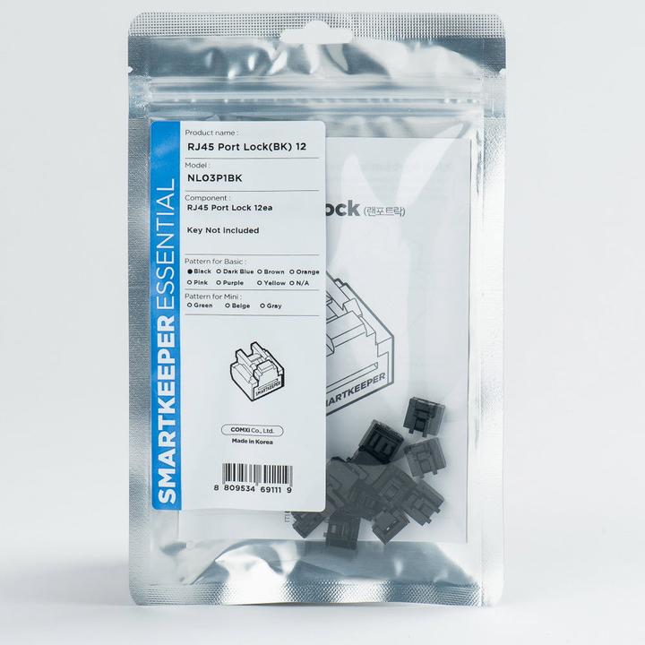 Produktbild Smart Keeper Basic RJ45 Port Blocker schwarz 12 Stk.